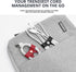 SenseAGE Mint 5 Pack Cord Organizer, Leather Cable Management, USB Holder, Earphone Winder, Storage Straps for