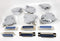6 Sets Solder Cup DB25 Male + Plastic Hoods - 25 Pins D-Sub Connector & Hood Set, 12-Pack (6 DB25 Males + 6 Hoods)