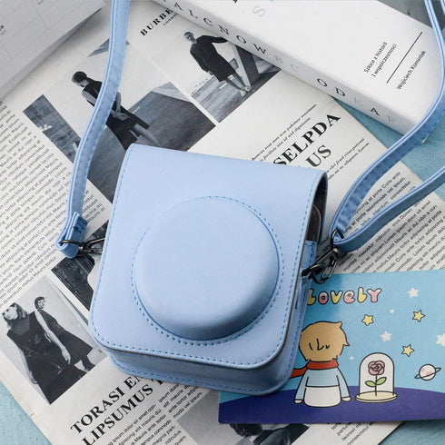 Frankmate Protective Case for Fujifilm Instax Mini 12 Instant Film Camera, Accessory Pocket and Strap