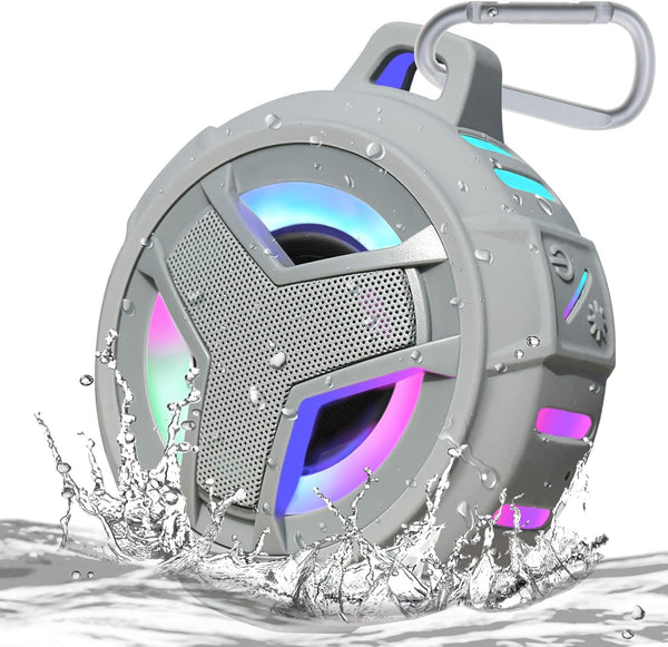 EBODA Shower Bluetooth Speaker, IPX7 Waterproof Portable Floating Speaker with Loud HD Sound, 24H Play