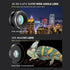 Andoer 4-in-1 Phone Lens Kit, External Phone Camera Lens Set with 22X Telephoto, 205° Fisheye, 4K Wide Angle, 25X Macro