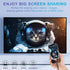 2-in-1 HDMI Cable for Android Phones & Tablets, 6.6ft MHL Adapter, 1080P HDTV Mirroring & Charging, USB Type C & Micro