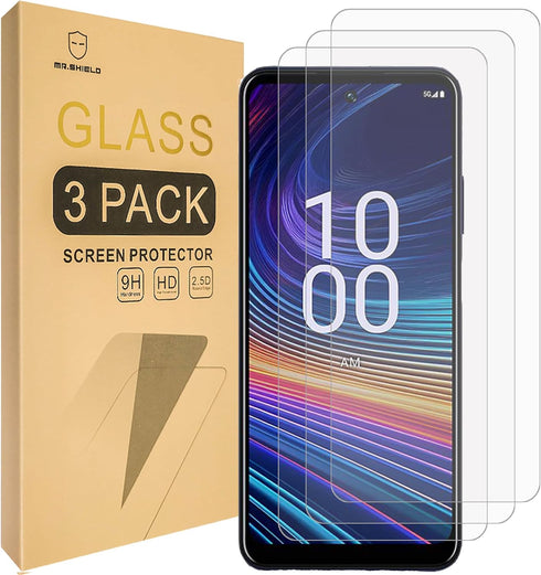 Mr.Shield Tempered Glass Screen Protector for Boost Mobile Celero 5G Plus (2024) - 3-Pack, 9H Hardness, Japan Glass.