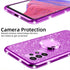 nancheng Luxury Cute Soft TPU Glitter Phone Case for Samsung A53 5G, with Ring Kickstand, Shockproof Protective Case