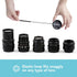 Foto&Tech Camera Lens Cap Leash with Elastic String for Universal DSLR SLR Evil Mirrorless Cameras (x10)