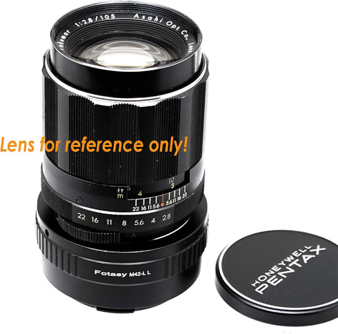 Fotasy M42 42mm S1 S1H S1R S4 S5 SL2 TL2 Adjustable Lens to L Mount Adapter, Screw Mount Lens S Adapter, Compatible