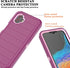 Galaxy Xcover 6 Pro Case with Built-in Screen Protector, 3-Layer Durable Shockproof Armor Drop Protection, Wine Red/Pink