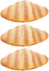 3pcs Realistic Fake Bread Loaves Set, Lifelike Simulated Croissant Models for Photography,