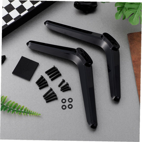 GETAJGHSD 2 Pcs Plastic Tv Mount Stand for Tvs Brackets with Screws Easy Installation Without Drilling Stable
