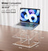 FUCDTEFC 10-15.6 Inch Acrylic Laptop Stand for Desk, Laptop Riser for Laptops, Ergonomic Computer Stand Holder