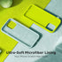 Cordking iPhone 15 Plus Case, Silicone Ultra Slim Shockproof Protective Phone Case, Mint Green