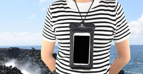 Freegrace Waterproof Pouches with Waist Strap - Keep Phone & Valuables Dry, Waterproof Dry Bags for Boating, Swimming,