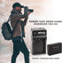 Ultimaxx AC/DC Rapid Home & Travel Charger with 2x LP-E10 Extended Life Battery for Canon EOS Cameras