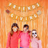 Orange Tinsel Curtain Party Backdrop - GREATRIL Foil Fringe Streamers for Fall/Thanksgiving/Birthdays Decorations