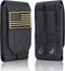 Black Tactical Molle CellPhone Pouch Case, Heavy Duty Waterproof Holster Bag for iPhone 11 12 13 Pro Max Samsung S22