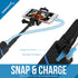 SABRENT 5200mAh Bluetooth Selfie Stick with Built in Battery Charger (GR-SSTK)