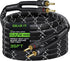 GearIT 12AWG Speaker Cable Wire with Gold-Plated Banana Tip Plugs (35 Feet) Heavy Duty Braided, Black