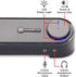 GOgroove Computer Speaker Mini Soundbar - USB Powered PC Sound Bar with Easy Setup, Wired AUX, Volume Control Knob
