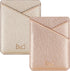 Phone Card Holder, Cell Phone Stick On Glitter PU Leather Sleeve, Credit for iPhone Samsung Most Smartphones