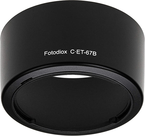 Fotodiox Lens Hood Replacement for ET-67B, Compatible with EF-S 60mm f/2.8 Macro Lens