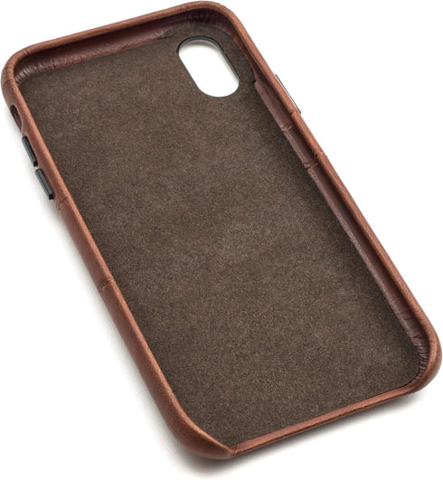 Dockem Wallet Case for iPhone X/XS, Built-in Metal Plate for Magnetic Mounting & 2 Credit Card Holders, (5.8" Exec M2,