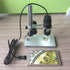Aluminium Alloy Universal Adjustable Base Stand Holder for Max 1.4" Diameter USB Digital Microscope Endoscope Camera