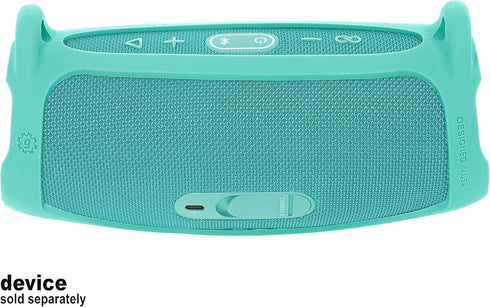 GETGEAR Silicone Cover Sleeve for JBL Charge 5 - Portable Bluetooth Speaker, Mint