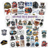 Pack 50 PCS Plane Pilot Wing Stickers Waterproof Vinyl Decals Decor Laptop Airport Flying Vehicles Suitcase Water Bottle Gifts for Teens Adults Aviation Enthusiasts Aviator by BIGZORO