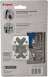 Legrand On-Q Cable Access Wall Plate, Recessed, Hides Low Voltage Cables, White