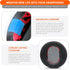WC Freeze Maxwell Cooling Gel Replacement Earpads for Audeze Maxwell Headphones, Elevate Comfort and Sound Isolation