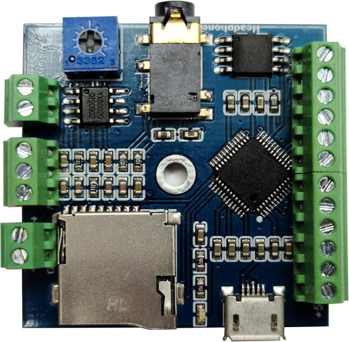 Electronics123.com, Inc. 10 Buttons Triggered MP3 Player Board with 3W Amplifier and Terminal Block