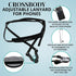 Crossbody Phone Lanyard - Regular Size Compatible with Included Disc (Black)