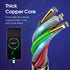CyvenSmart 10ft USB C Type Charging Cable 3-Pack, Fast Charge for Samsung Galaxy S10 S9 S8 Plus (3A)