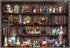 Funnytree 82" x 59" Mad Scientist Laboratory Backdrop for Kids Halloween, Creepy Skull Poison Apothecary Party Supplies