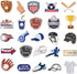 Baseball PVC Waterproof Stickers (50pcs) for Bottles, Luggages, Laptop, Skateboard, Notebooks, Cars