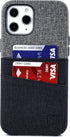 Dockem Wallet Case for iPhone 12 Pro Max - Built-in Metal Plate for Magnetic Mounting & 2 Credit Card Holders, Luxe M2