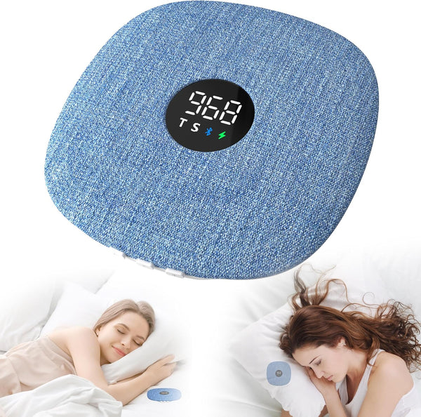 Mhaohuofu Under Pillow Speaker for Sleeping, Dual Bone Conduction Bluetooth Pillow Speaker with