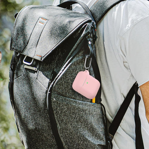 for AirPods Case Cover, Soft Silicone Protective Cover with Cleaner Kit, Compatible with Apple AirPods 2nd 1st