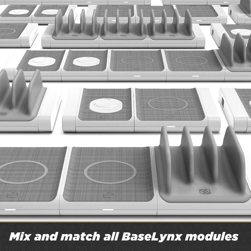 Scosche BLMD BaseLynx Vert Modular Charging Station for PD 3.0, USB-C and USB-A Devices (White)
