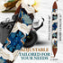 Art Tribute Camera Strap for All DSLR and Mirrorless Cameras - Universal Neck, Crossbody & Shoulder Strap, Blue Crane