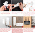 Self Adhesive Power Strip Holder 4 Pack, No Drill Extension Block Wall Mount Fixator for Home, Kitchen, Office