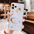 Bonitec for Apple iPhone 11 Pro Max Case, 3D Bling Planet Glitter with Space Sparkle, Shockproof Cover
