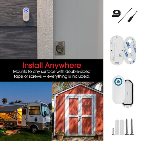 Power Gear Decoy Security Camera, Battery Operated with Flashing Blue LED Light, Easy Install Fake Surveillance, White
