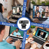 Samcorn Desktop,1080P 3D Webcam with Microphone for HD USB Webcam Live Streaming Laptop PC Computer Web Camera