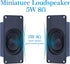 Miniature Loudspeaker 5 Watt 8 Ohm Passive Enclosed Audio/Woofer Speaker, Compatible with Arduino Board, JST-PH 2.0 mm