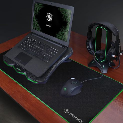 ENHANCE 5 7 Settings 17 inches 1 800 Cryogen Gaming Laptop Cooling Pad Stand - Laptop Cooler with Adjustable Height