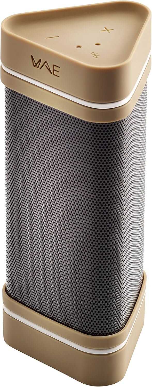 Hercules WAE OUTDOOR 04PLUS PACK Bluetooth Speaker with Mounts - Anthracite and Light Camel