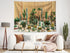 MAEQLQLM 9x6ft Desert Cactus Garden Backdrop Variety Cacti Succulents Bamboo Fence Background for Nature Theme Party