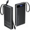 TEMINICE Power Bank with 2 Built-in Cables 10000mAh, 22.5W PD Slim Portable Charger