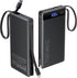 TEMINICE Power Bank with 2 Built-in Cables 10000mAh, 22.5W PD Slim Portable Charger